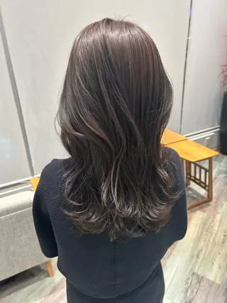 ロング カラー 透明感カラー k-twoういのヘアスタイル
