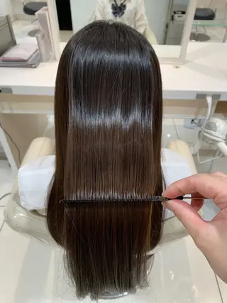 ロング パーマ 金澤 夏海のヘアスタイル