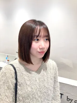 ショート サキ🤍ハイトーン 🩰くびれ巻きヘアのヘアスタイル