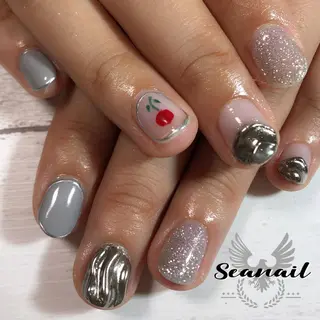 ネイル 小尾 栞のネイルデザイン