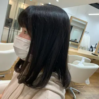 ミディアム 大谷 菜月のヘアスタイル