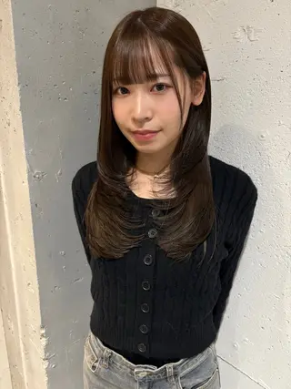 ロング カラー Juna✂️ レイヤー / ボブのヘアスタイル