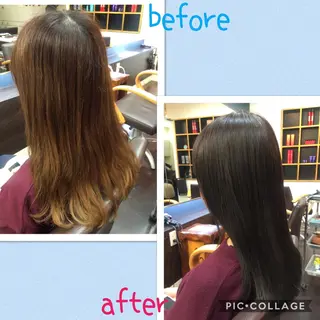 カラー 藤本 麻衣のヘアスタイル