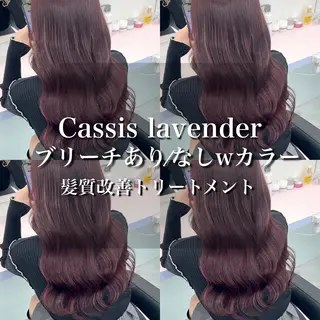 ロング カラー ダメージレスハイ トーン💖kanonのヘアスタイル
