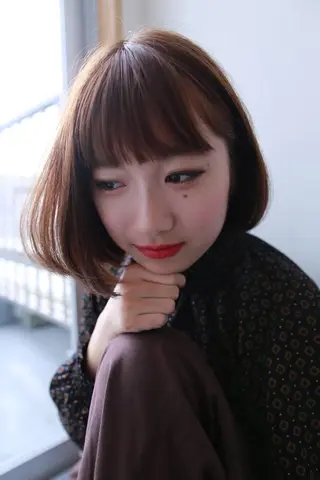 ショート カラー トップスタイリスト 💙藤原 純のヘアスタイル