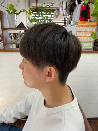 ショート メンズ Hair  create Mano所属・堀一樹/ メンズヘア/パーマのヘアスタイル