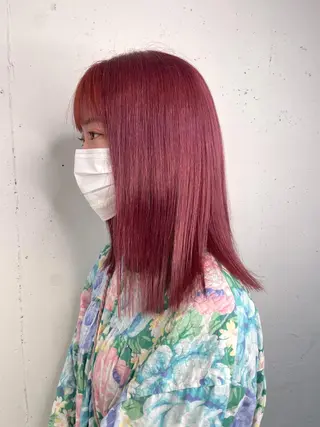 セミロング カラー flammeum 藤枝店所属・RINO 🌙トレンドスタイルのヘアスタイル
