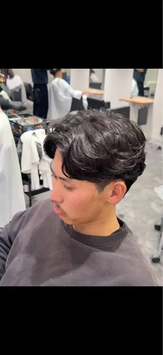 ショート パーマ メンズ メンズパーマ特化 美容師kouyaのヘアスタイル