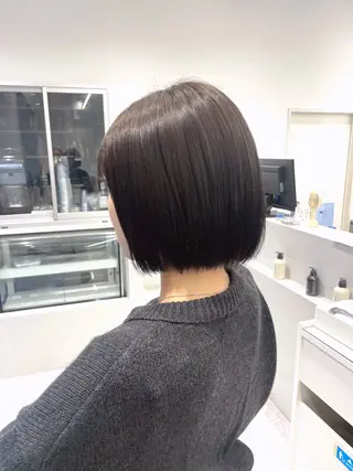 ミディアム カラー 松井 せりのヘアスタイル