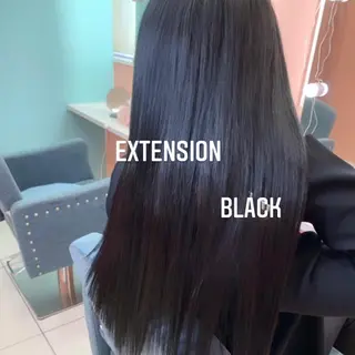 ロング カラー エクステ🩵ブリーチ 韓国ヘア🩵KAEのヘアスタイル