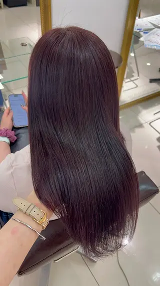 ロング カラー ハイトーンカラー 🤍🫧 長井 律のヘアスタイル