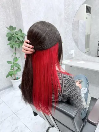 ロング カラー 🌺ハイトーン🌺 矢葺 なぎさ🌺🌺のヘアスタイル