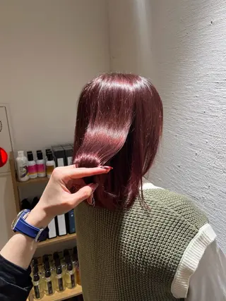 ミディアム non .のヘアスタイル
