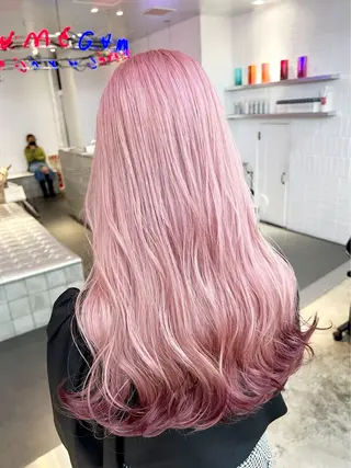 ロング カラー ヘアアレンジ 🍯傷ませないカラー 髪質改善🍯彪雅のヘアスタイル