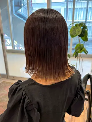 ミディアム 透明感/オリーブ /わがつまこうすけのヘアスタイル