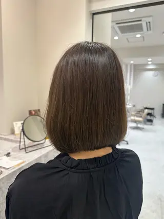 ミディアム カラー 韓国レイヤー✨ yasuko銀座のヘアスタイル