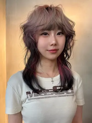 カラー ウルフ/レイヤー ⚡️ITSUKU⚡️のヘアスタイル