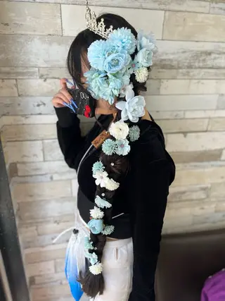 ロング B-W ⭐️REIKOのヘアスタイル