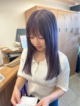 ロング カラー 🍒透明感カラー mutsuki🍒のヘアスタイル