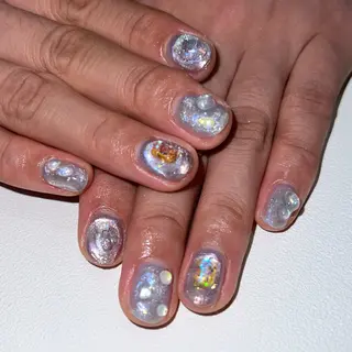 ネイル 個性派ニュアンス nuts nail所属・【池袋】nuts nail　なつみのネイルデザイン