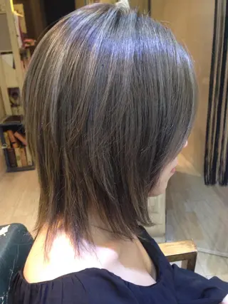 ミディアム カラー 【全部無料🙇】 おがわようしんのヘアスタイル