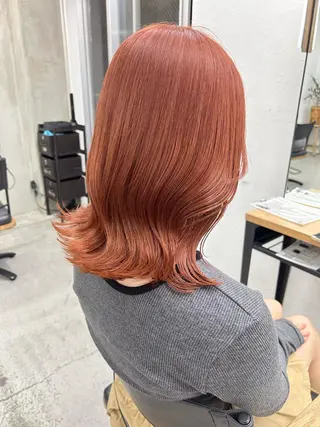 ミディアム カラー 🧸艶々韓国ヘア 🧁mizunaのヘアスタイル