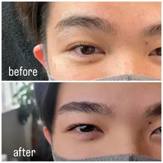 メンズ アイブロウ 【Amber】 Kurumiのマツエク・マツパデザイン