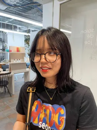 ミディアム ショート/ボブ/ パーマ/井上のヘアスタイル