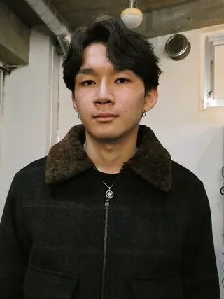 パーマ メンズ パーマ/カラー ブリーチ/廣田歩のヘアスタイル