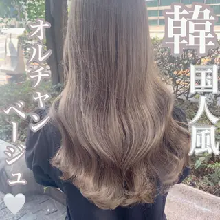 ロング カラー ヘアアレンジ 心斎橋🤍韓国風🤍 Mamiのヘアスタイル