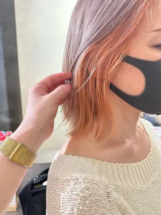 ショート 平成ギャル×韓国 mix💖MIKUのヘアスタイル