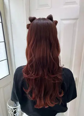 ロング ヘアアレンジ uros.所属・🩵aiko / モデル募集中️🩵のヘアスタイル