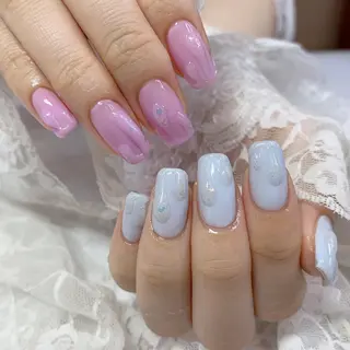 ネイル La neige* yuki 🥯🍑のネイルデザイン