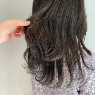 セミロング GO TODAY SHAiRE SALON 原宿Stella店所属・𓍯柔らかhair 𓍯 yukinoのヘアスタイル