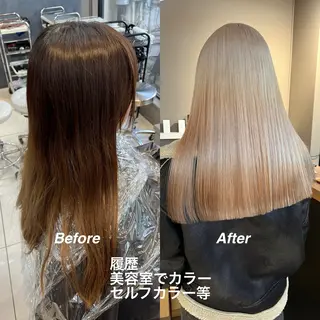 ロング カラー daiki 原宿のヘアスタイル