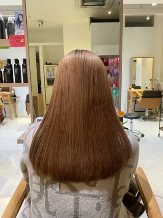 ロング 透明感カラー☁️岩永 侑奈のヘアスタイル