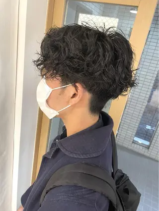 パーマ メンズ 佐藤 梨里花 ❤︎のヘアスタイル