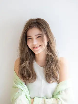 セミロング U-REALM kawasakiのヘアスタイル