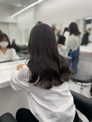 セミロング 🤍韓国トレンド ヘア🤍miku🤍のヘアスタイル