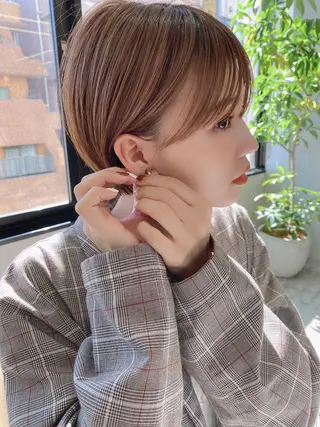 ショート sand yokohama所属・🌟似合わせカット No.1🌟ホノのヘアスタイル
