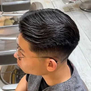 ショート Groomers Tokyo所属・大山慧也/メンズ/ フェード/バーバーのヘアスタイル