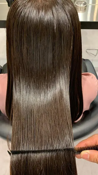 ロング カラー パーマ 🌈艶髪/髪質改善 新宿itouのヘアスタイル