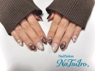 ネイル なつき/ママ向け シンプルネイルのネイルデザイン