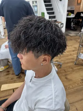 ショート パーマ メンズ YUIMARL/ HIROTOのヘアスタイル