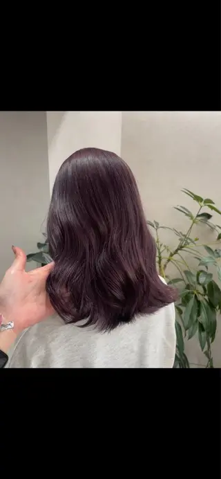 セミロング 🎀カラー ✨横浜／トレンドのヘアスタイル