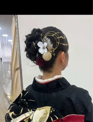 ロング ヘアアレンジ ボブ/ ヘアセット.nanoのヘアスタイル