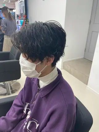 ショート パーマ ヘアアレンジ メンズ 🔥メンズ特化🔥 木村 祐太のヘアスタイル