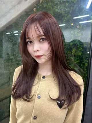 ロング カラー Pocket仙台 💚モエリのヘアスタイル