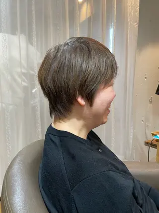 ショート カラー 似合わせカット得意 仁井亮のヘアスタイル