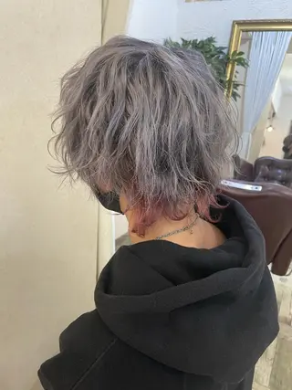 カラー メンズ 🦋高瀬寛菜🦋 韓国/ブリーチのヘアスタイル